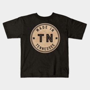 Made In Tennessee TN State USA Kids T-Shirt